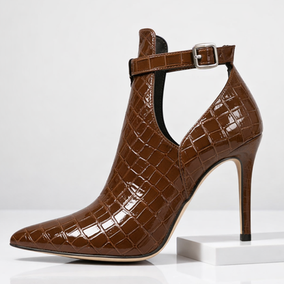 Harper Lane Gator Stiletto Heels