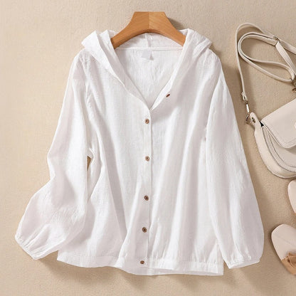MIRI LINEN HOODIE