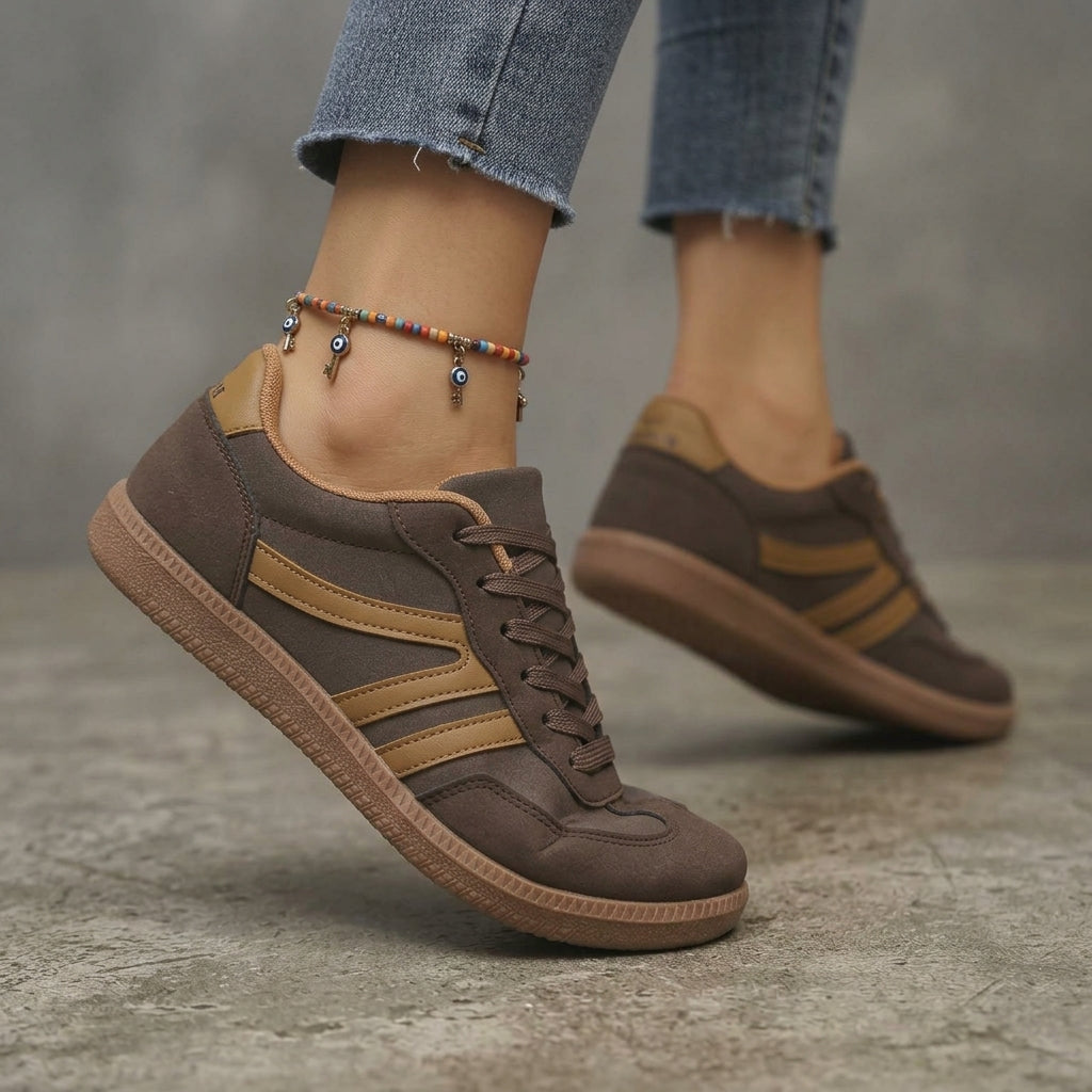 Valencia Orthopedic Stripe Trainers