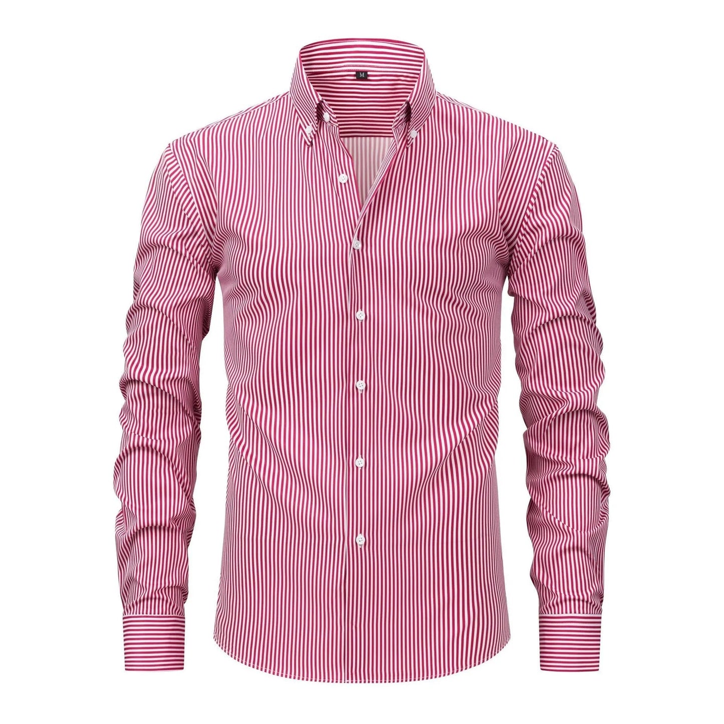Aurelio Striped Stretch Shirt