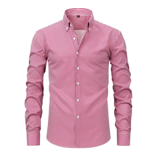 Aurelio Striped Stretch Shirt
