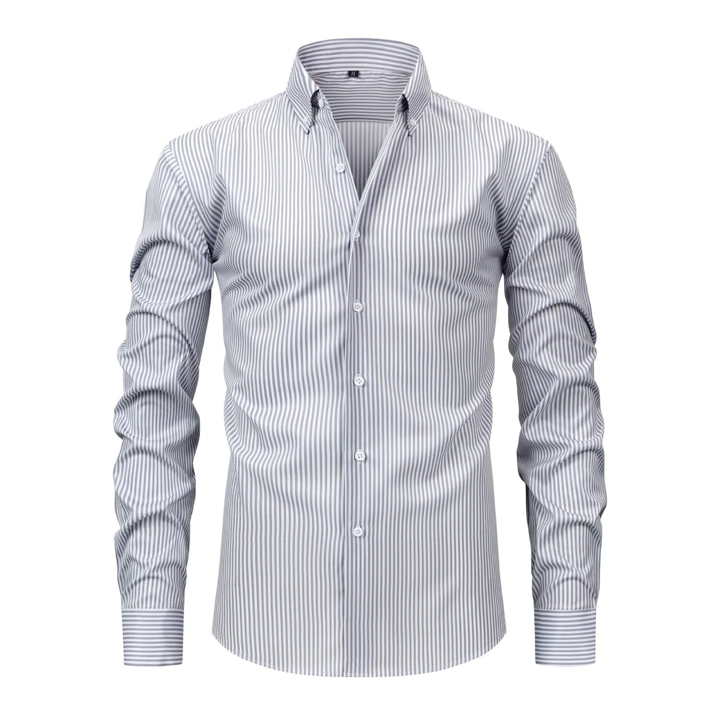 Aurelio Striped Stretch Shirt