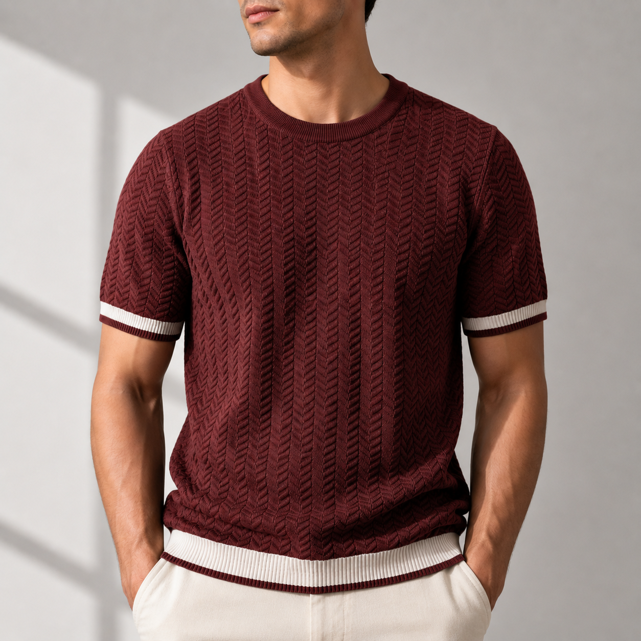 Lucien Knit Texture Shirt