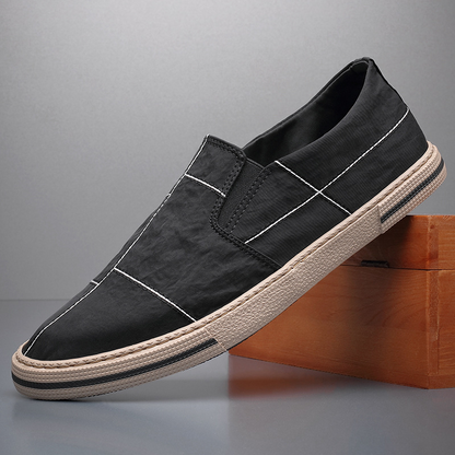 Mondrian Canvas Slip-Ons