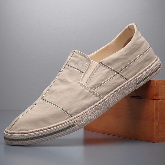 Mondrian Canvas Slip-Ons