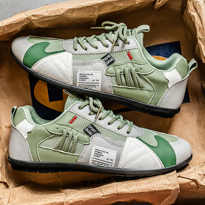Racer Panel Low-Top Sneakers