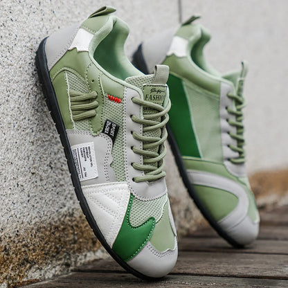 Racer Panel Low-Top Sneakers