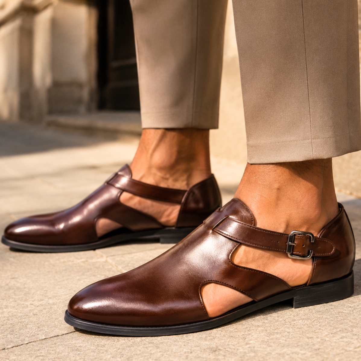 Santino Leather Sandals
