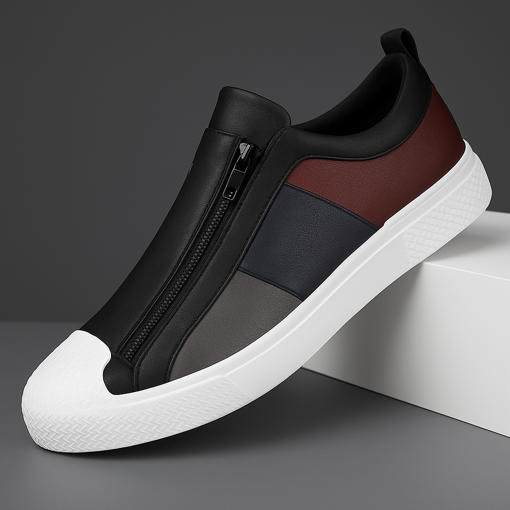 Claude Monet Leather Sneakers