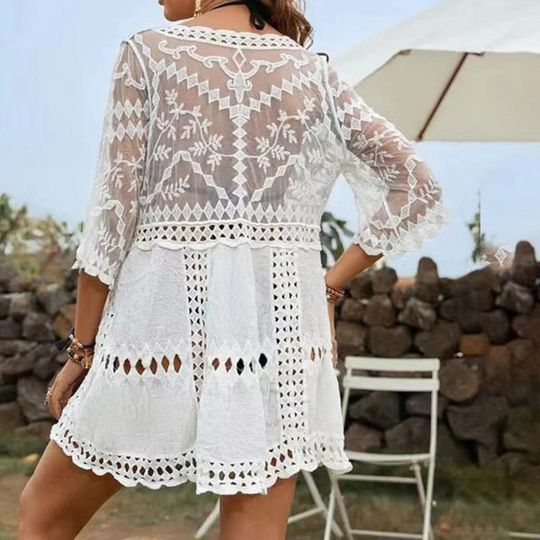 White Muse Bikini Cover-Up Dress